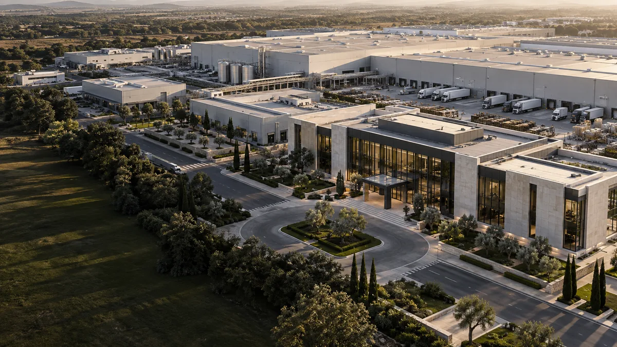 Established international industrial campus