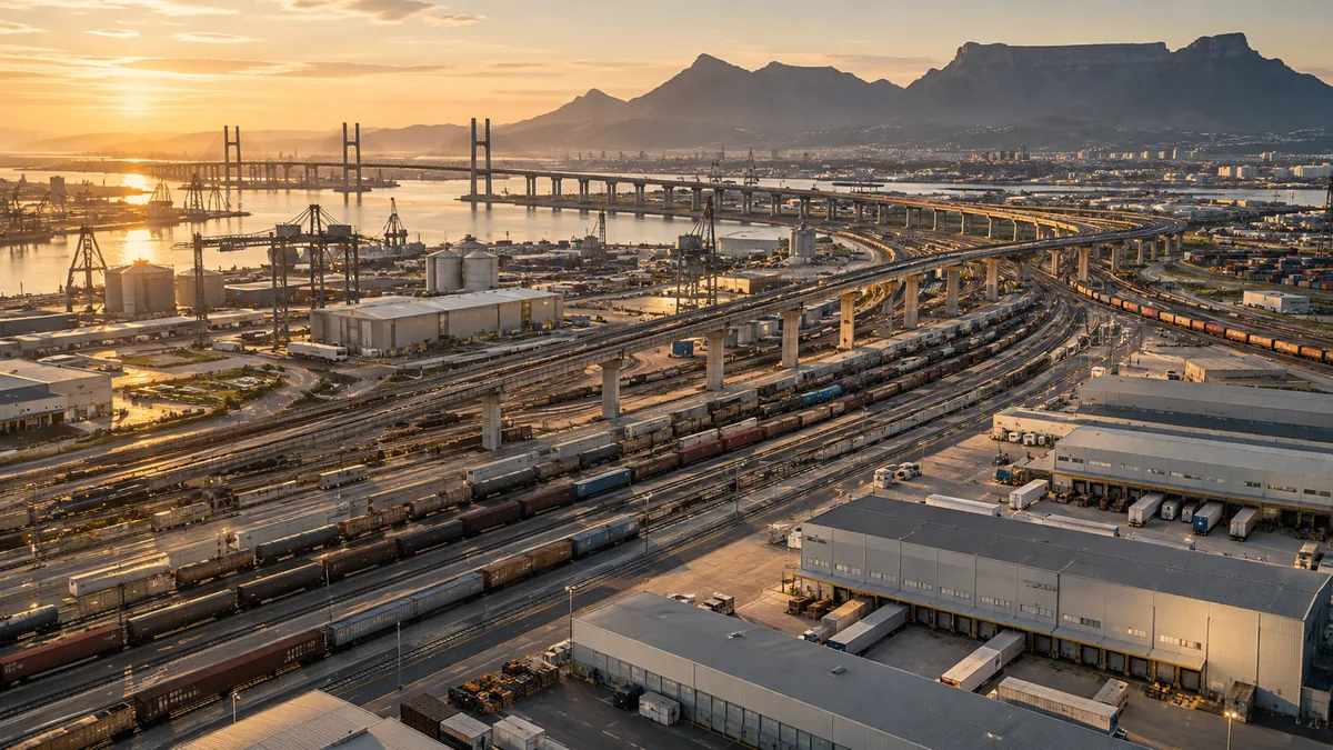 Interconnected international freight and distribution gateway